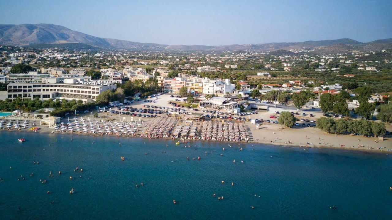 Renovated Apt 100M From Beach Wifi Ac Anavyssos Luaran gambar